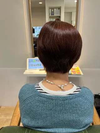 ショート 小鴨 美佳のヘアスタイル