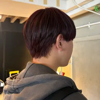 ショート カラー メンズ 🫧ハイトーン×艶 カラー🫧 Rionのヘアスタイル