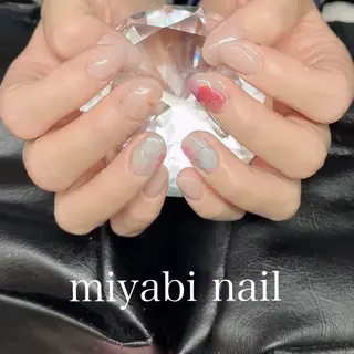 ネイル miyabi nail 桂川駅近くのネイルデザイン
