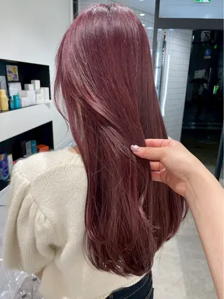 ロング himari💜 暖色/レイヤーカットのヘアスタイル
