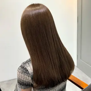 ロング カラー ヘアアレンジ ブリーチなしカラー /新百合ヶ丘/安形翔のヘアスタイル