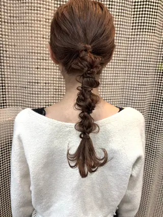 ロング rinrin 天文館のヘアスタイル