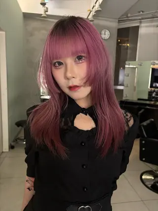 セミロング カラーモデル募集中/ 玲菜🐰✩.*˚のヘアスタイル