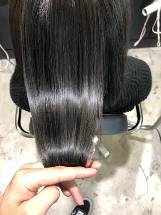 セミロング カラー パーマ ヘアアレンジ ネイル マツエク・マツパ Sia中野新橋 『JUNYA』のヘアスタイル