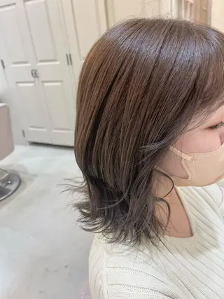 ミディアム 後藤 由希のヘアスタイル