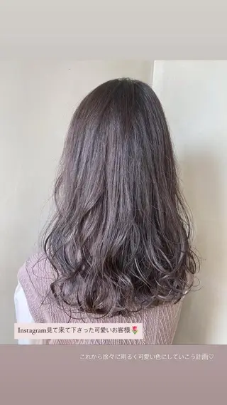 ミディアム Hatanaka Airiのヘアスタイル