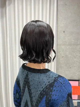 ショート パーマ ロングパーマ木村 ボブパーマのヘアスタイル