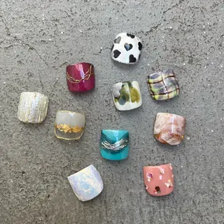 ネイル 小向 琴絵のネイルデザイン