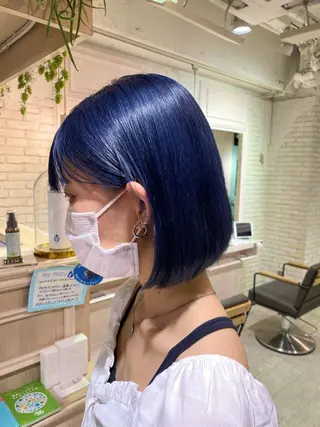 ミディアム カラー 渋谷/ボブ×髪質改善 輝来のヘアスタイル
