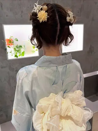 ヘアアレンジ 🦋Misaki🦋 メンズパーマ/着付けのヘアスタイル