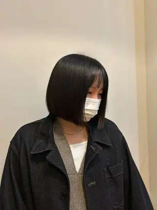 ミディアム 木藤 優杏のヘアスタイル