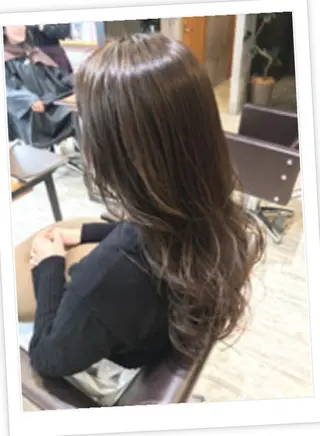 ロング カラー パーマ ヘアアレンジ メンズ キッズ ネイル マツエク・マツパ EnBlesS西宮 マンツーマン神道有基のヘアスタイル