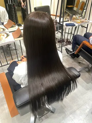 ロング mion🦋韓国ヘア 透明感カラー🫧のヘアスタイル