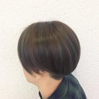 ショート カラー メンズ LadyBeetle 山本泰史のヘアスタイル