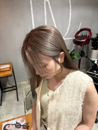 ロング カラー Lino by hoNuaのヘアスタイル