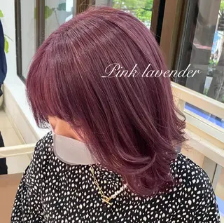 セミロング カラー ヘアアレンジ 透明感カラー 古山 結季🌙🖤のヘアスタイル