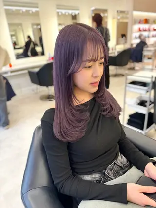 ロング カラー ♡ParveMix NANO♡のヘアスタイル