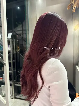 ロング カラー mao/天神ブリーチ ハイトーンカラーのヘアスタイル