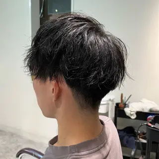 メンズ フェザーパーマ🌙 毛流れ yuzukiのヘアスタイル