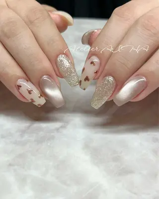 ミディアム アトリエAIHA★ フィルイン推奨サロンのネイルデザイン