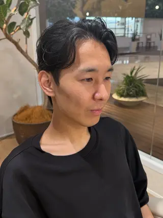 パーマ メンズ 21日空き有り natsumiのヘアスタイル