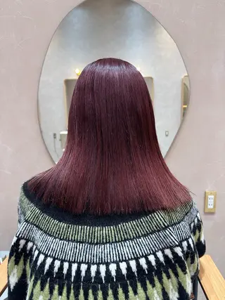 セミロング カラー 越後 遥/ 透明感カラー🪞🤍のヘアスタイル