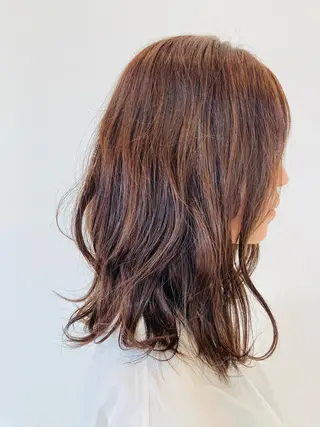 ミディアム PazRood 山下のヘアスタイル