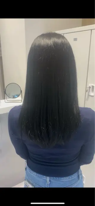 セミロング カラー 癖毛改善縮毛矯正 /中山なかやまのヘアスタイル