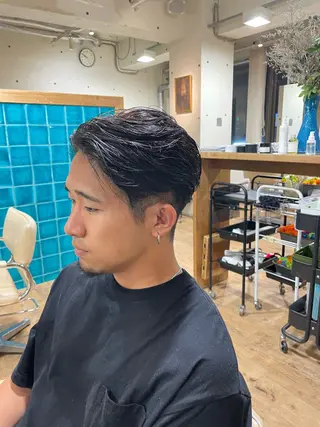 メンズ YUKI 新宿カット パーマ/カラーのヘアスタイル