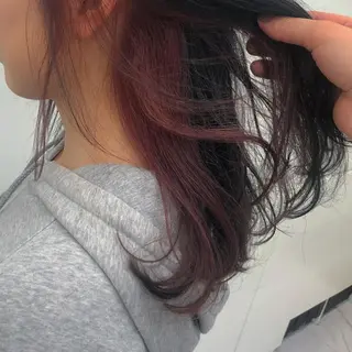 セミロング カラー ヘアアレンジ 美髪矯正/透明感カラ ー🫧YUUKI🫧のヘアスタイル
