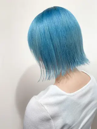 ミディアム カラー ハイトーンカラー🌈 メンズパーマ鈴木康平のヘアスタイル