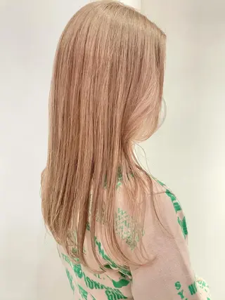 セミロング カラー レイヤーカット 🪩yurikaのヘアスタイル