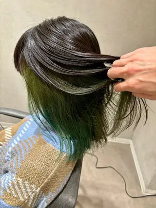 ミディアム カラー メンズ特化🐺本田 昂之のヘアスタイル