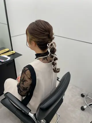 ヘアアレンジ 石川 理恵のヘアスタイル