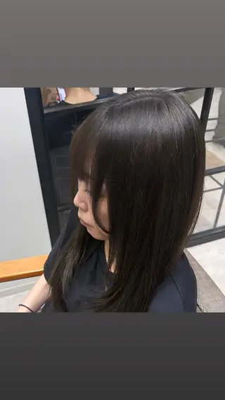 ルナ🫐縮毛矯正 🫐髪質改善のヘアスタイル
