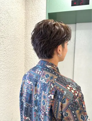 カラー メンズ 艶髪 黄金比みくのヘアスタイル