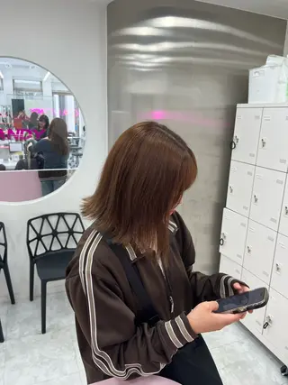 カラー 🍒暖色ダブルカラー /FUKA🍒のヘアスタイル