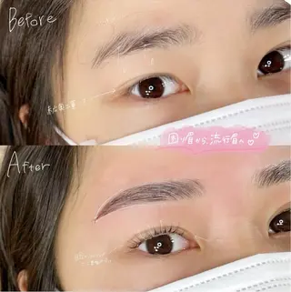 アイブロウ 山岸 萌香のマツエク・マツパデザイン