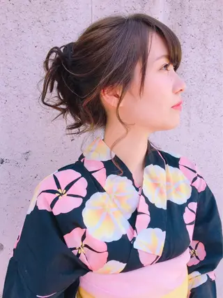 ヘアアレンジ yukari 艶髪ヘアのヘアスタイル
