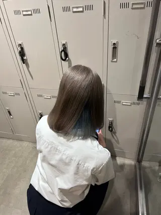 カラー 透明感ベージュ🤎 ナチュラルレイヤーのヘアスタイル