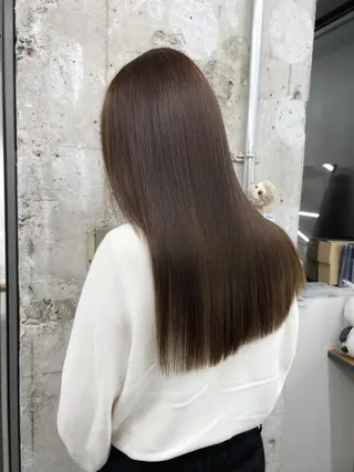セミロング カラー パーマ ヘアアレンジ ヘアケア特化型サロン newi 梅田のヘアスタイル