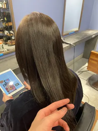 ロング カラー 🌿長尾俊汰🌿 透明感カラーのヘアスタイル