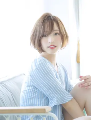 ショート カラー パーマ 代表 吉澤弘哲のヘアスタイル