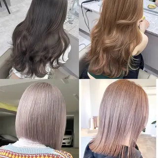 ロング ハイトーンイヤ リングカラー清水隆央のヘアスタイル