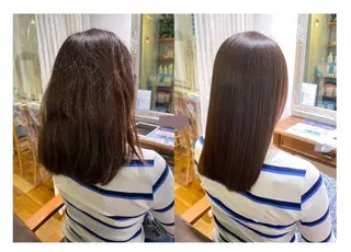 セミロング 縮毛矯正⭐️ TAKAHIROのヘアスタイル