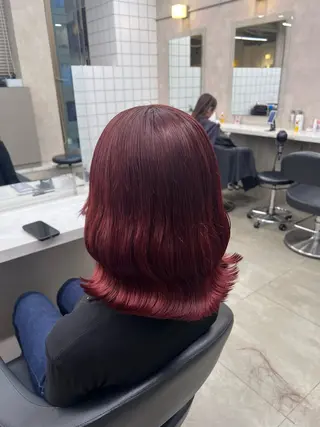 ミディアム カラー 💖札幌カラー 指名No.1💖玲奈のヘアスタイル