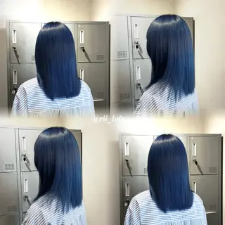 ミディアム カラー 中山 璃星のヘアスタイル