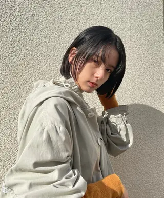 ミディアム ボブ/透明感カラー 🌿栄🌿kouneのヘアスタイル