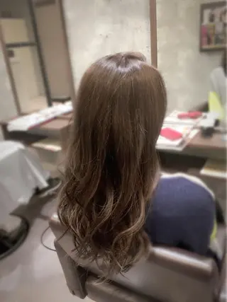 セミロング カラー イメチェン☆丁寧接客 田中 優貴のヘアスタイル