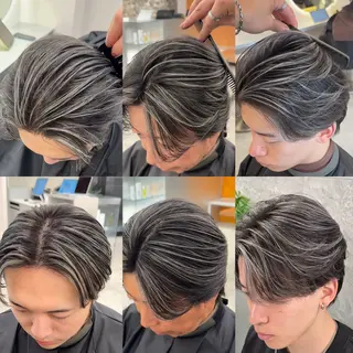 ショート 🇺🇸ルミナ🔥 海外ハイライトのヘアスタイル